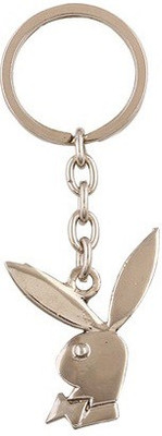 

Oyedeal Playboy Bunny Key Chain(Silver)