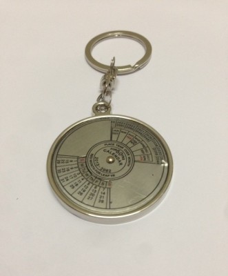 

Aura Unique 50 Years Calender Key Chain(Silver)