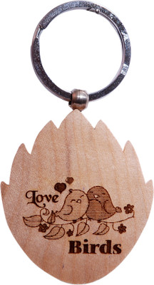 

Oyedeal Express Love KYCN360 Wooden Engraved Key Chain(Brown)
