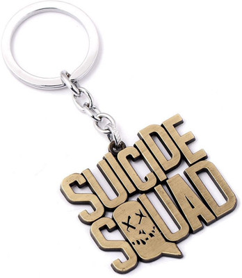 

Zeroza Suicide Squad Metal Logo ML116 Key Chain(Brown)