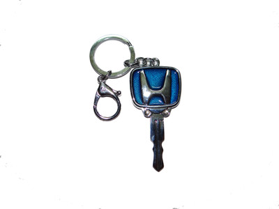 

True Traders Blue Metal Honda Keychain Locking Key Chain(Blue, Silver)
