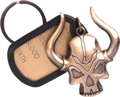 

Oyedeal Bull Face Skeleton Full Metal Key Chain(Multicolor)