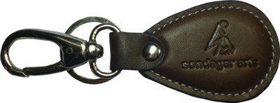 

Sondagar Arts Pure Leather Matal Iocking Mens Locking Key Chain(Brown)