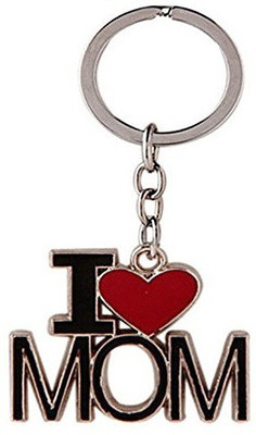 GCT I LOVE MOM Mothers Day Special Gift Metal Key Chain(Black)