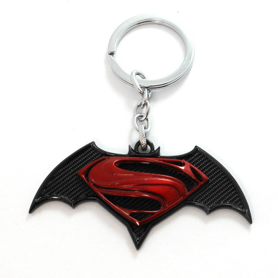 

Novaza Superman vs Batman Premium Metal Key Chain(Black, Red)