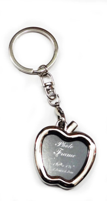 

Aditya Traders APPLE SHAPE METAL PHOTO FRAME Key Chain(Silver)