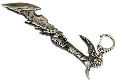 

24x7 Shop Ultimate Fighting Sword Metal Locking Key Chain(Silver)