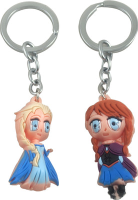 

Forty Creek Two Stylish Dolls Key Chain(Multicolor)