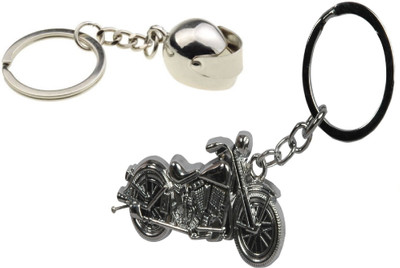 

Oyedeal Set of Helmet & Chopper Key Chain(Multicolor)
