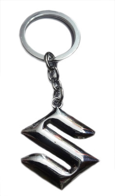 ADITYA TRADERS Real Metal Suzuki Logo Chain Key Chain(Silver)