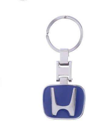Ezone Metal HONDA Car Logo Key Chain(Multicolor)