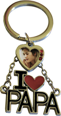 

Tech Fashion Frame I Love Papa Stunning Black Locking Key Chain(Multicolor)