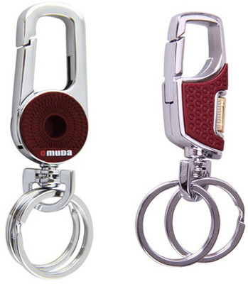 

City Choice 3709 & 3718 Brown Hook Locking Key Chain(Beige, Silver)