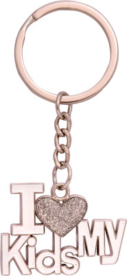 

Oyedeal KYCN1116 I Luv my Kids Key Chain(Silver)