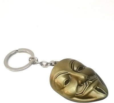 

Optimus traders Vendetta Mask Bronze Premium Metal Key Chain(Gold)