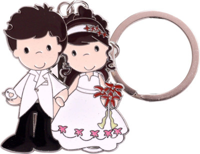 

Oyedeal Just Married Couple Full Metal Key Chain(Multicolor)