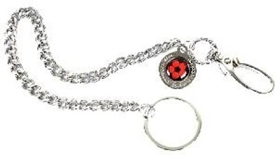

Skyways Football Pattern Sling-chain in Red & Black Key Chain(Multicolor)