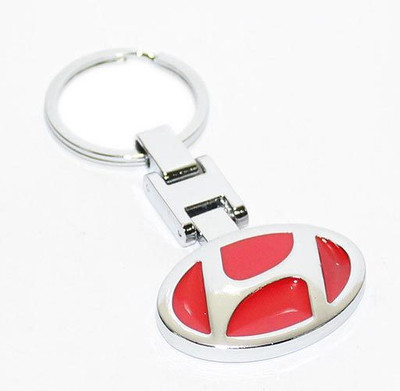 

Aura Hyundai Imported Full Metal Key Chain(Red, Silver)