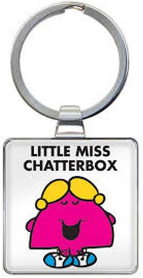 

That Company called If LITTLE MISS CHATTERBOX KEYRING Key Chain(White)