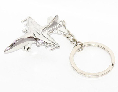 

Aura Fighter Jet F 16 Model Imported Key Chain(Silver)