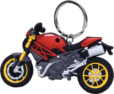 Oyedeal Ducati 3D Rubber Key Chain(Multicolor)