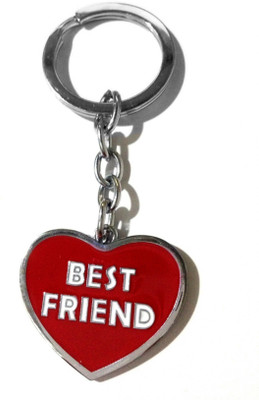 

Tech Fashion Best Friend Red Heart Locking Key Chain(Red)