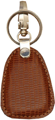 

Walletsnbags Cone Keychain Key Chain(Brown)