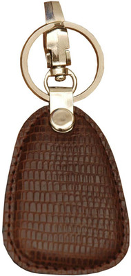

Walletsnbags Cone Keychain Key Chain(Brown)