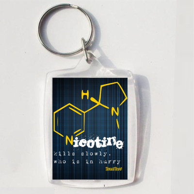 

Thoughtroad KILLS SLOWLY Key Chain(Multicolor)