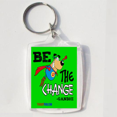 

Thoughtroad BE THE CHANGE Key Chain(Multicolor)