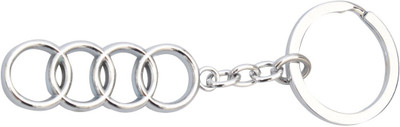 Brighton New Audi Full Key Chain(Silver)