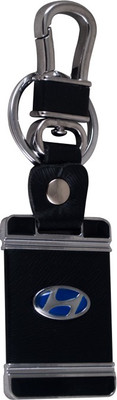 

Forty Creek Rectangular Hyundai Locking Key Chain(Black)