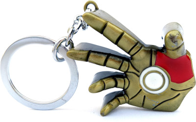

zhosy iron man hand style Locking Key Chain(Multicolor)