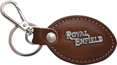 

Oyedeal Royal Enfield Faux Leather Metal KYCN1735 Locking Key Chain(Brown)