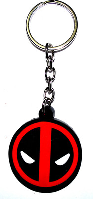 

Pin to Pen Dead Pool Rubber keychain Key Chain(Multicolor)