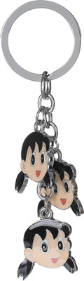 

Joe Louis Joe Louis Three cute friends Metal key chain Locking Key Chain(Multicolor)