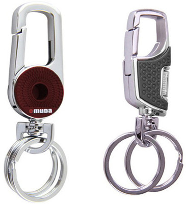 

City Choice Combo of Omuda 3709 Brown & 3718 Locking Key Chain(Multicolor)
