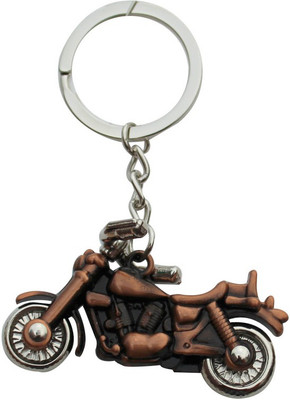 

CTW Antique Royal Enfield Bullet Bike Metal Key Chain(Gold)