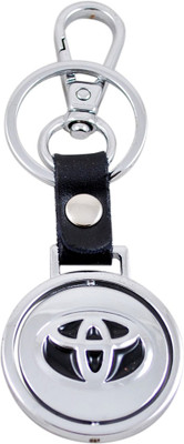 Forty Creek Toyota Locking Key Chain(Silver, Black)