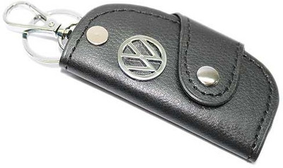 

Aura Volkswagen Cars Leather Key Chain(Black, Silver)