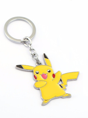

Optimus traders Pokemon Go Pikachu 3D metal Games Souvenir Key Chain(Yellow)