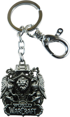 

Techpro World of Warcraft Alliance Logo Lion Shield Locking Key Chain(Multicolor)
