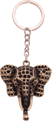 

Oyedeal KYCN1107 Elephant Face Key Chain(Brown)