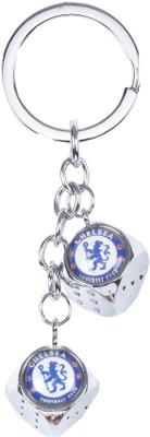 

Zeroza Chelsea Dual Dice FC50 Metal Key Chain(Silver)