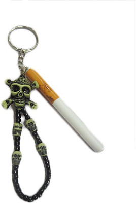 

DCS Cigarettes And Danger Keychain Locking Key Chain(Green)
