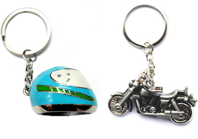 

City Choice Combo of Helmet & Bike Key Chain(Multicolor)