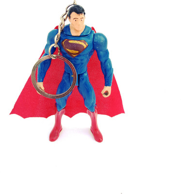 

Akki Collection superman new bl Locking Key Chain(Multicolor)