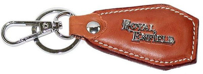 

Aura Royal Enfield Metal & Leather Key Chain(Silver, Gold)
