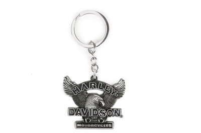 

Techpro Silver Colour Harley Davidson Motor Cycles Eagle Key Chain(Multicolor)
