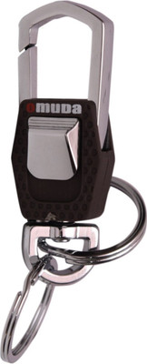 

Zeroza Omuda Hook with Double Key Ring ODA18 Locking Key Chain(Brown)